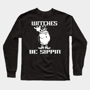 Pumpkin Halloween Witch Party Costume Gift Long Sleeve T-Shirt